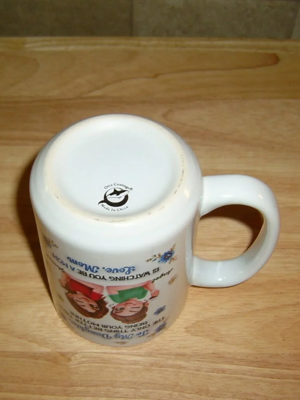 To My Daughter (Being a Mom) Mug, Coffee Cup, EUC